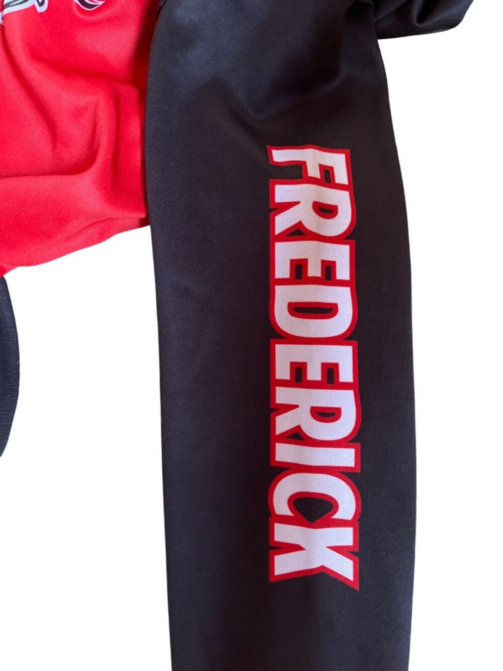 JSEC Kindness Crew Red & Black Hoodie Medium 30h - Picture 7 of 8